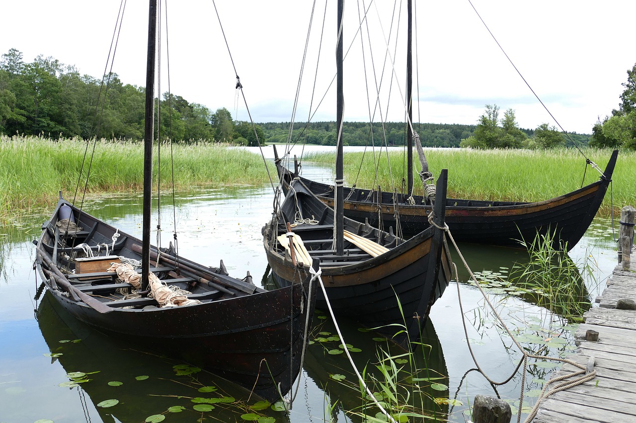 Viikinki laivat Birkassa